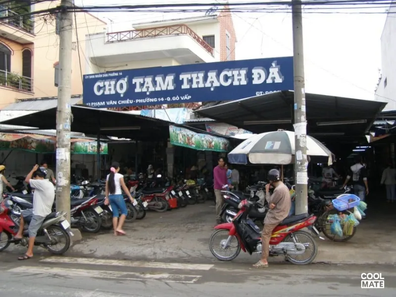 Chợ Thạch Đà - Khu chợ nhu yếu phẩm