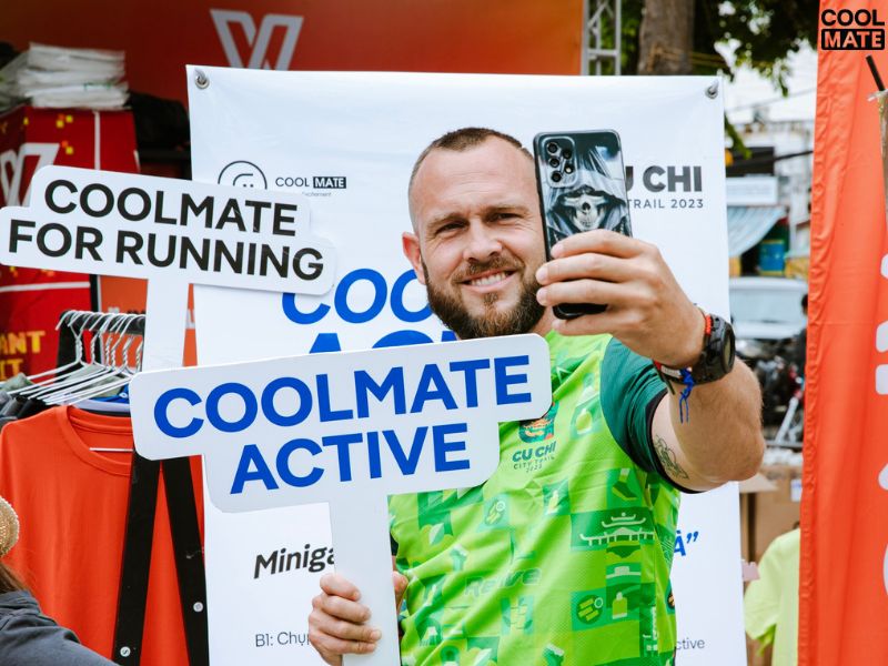 Sản phẩm Coolmate thu hút sự chú ý của các vận động viên chạy bộ quốc tế