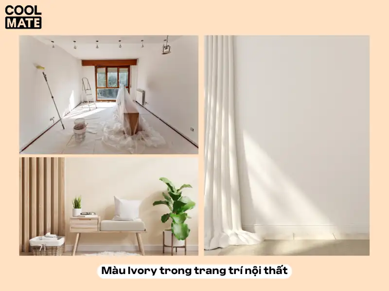 Màu Ivory trong trang trí nội thất