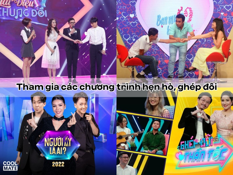 Tham gia những chương trình hẹn hò