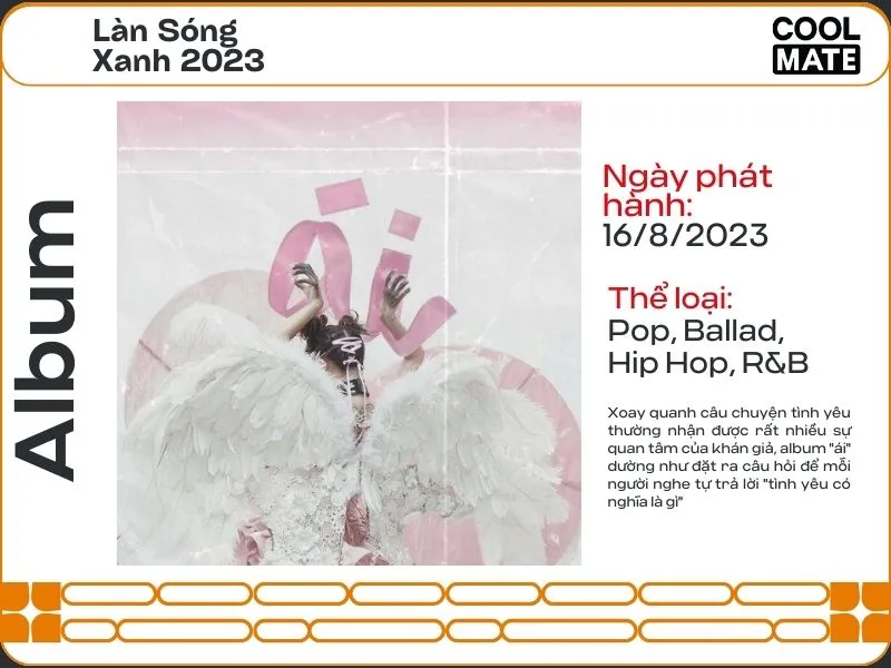 album "giống" Đề cử Làn sóng xanh 2023