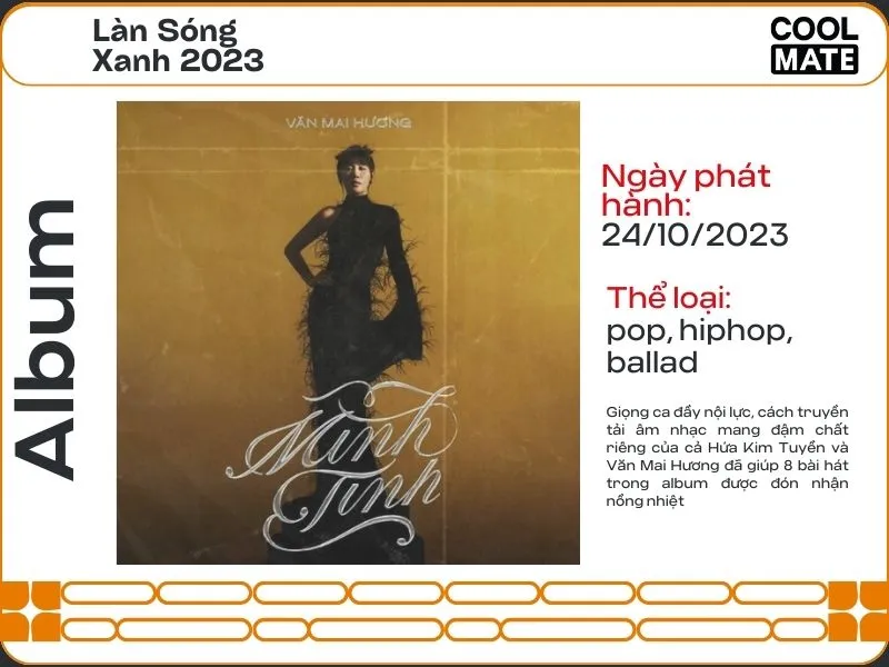 album "người nổi tiếng" Đề cử Làn sóng xanh 2023