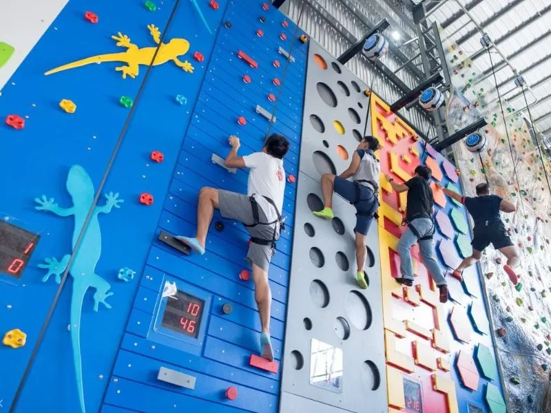 Leo núi địa hình nhân tạo Jump Arena