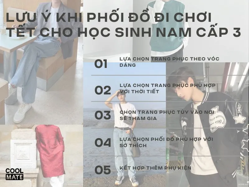 cách phối đồ đi chơi Tết cho học sinh cấp 3