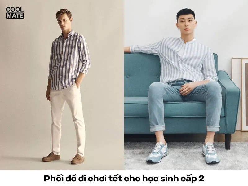 cách phối đồ đi chơi Tết cho học sinh cấp 2