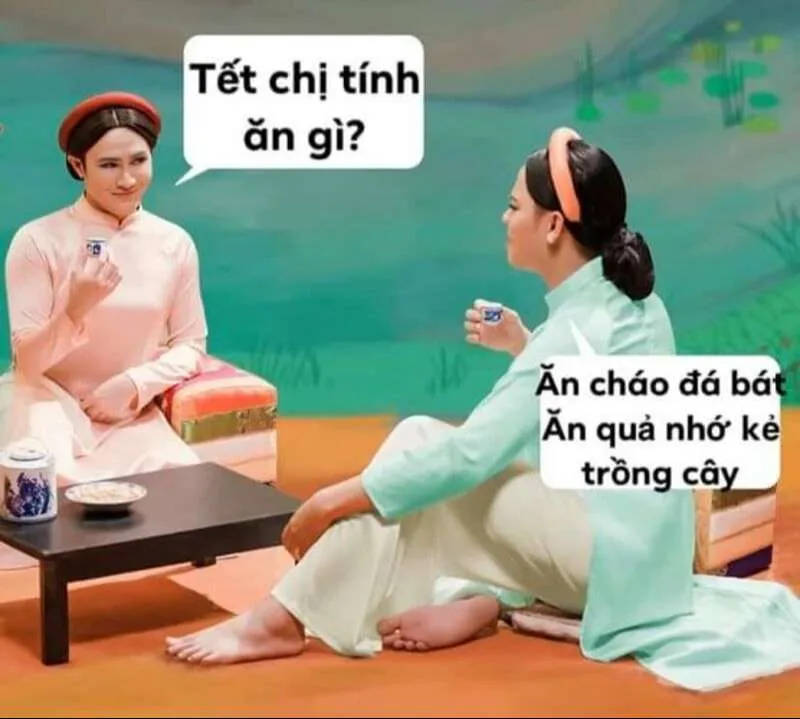 Tết cũng không quên cà khịa