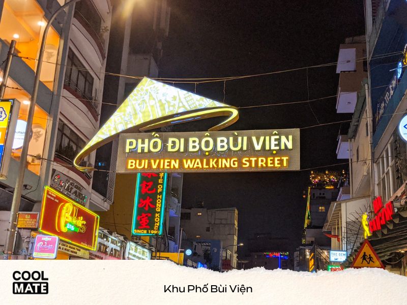 Khu Phố Bùi Viện - Khu phố đi bộ ăn đêm 