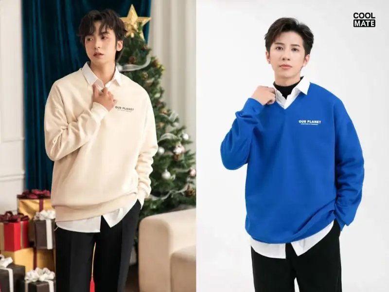 Gợi ý 10 cách phối sweater với sơ mi thời trang phong cách cho chàng ...