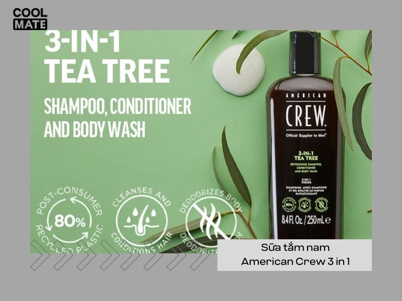 Sữa tắm nam American Crew 3 in 1