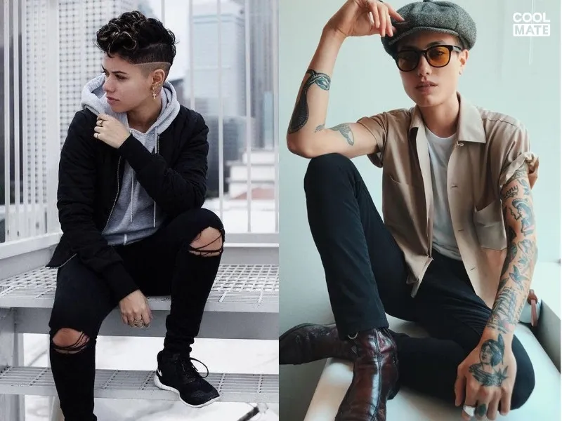 Về trang phục, tomboy sẽ luôn có những outfit năng động, trẻ trung