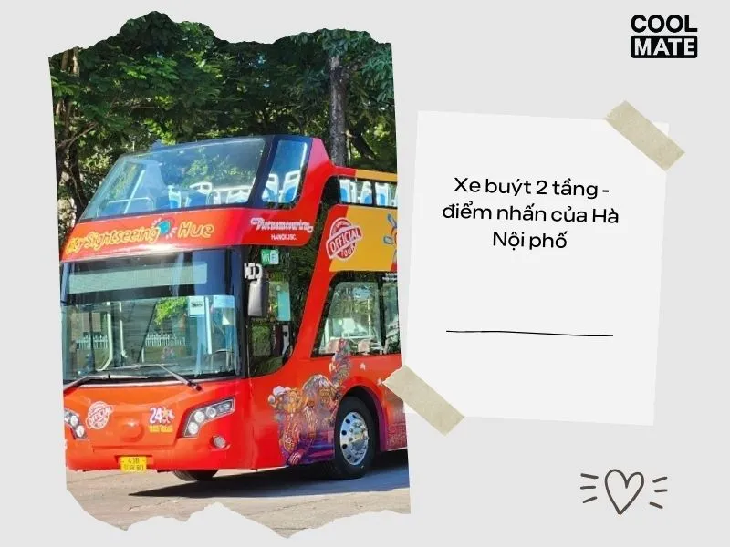 Ngắm phố phường bằng xe buýt 2 tầng