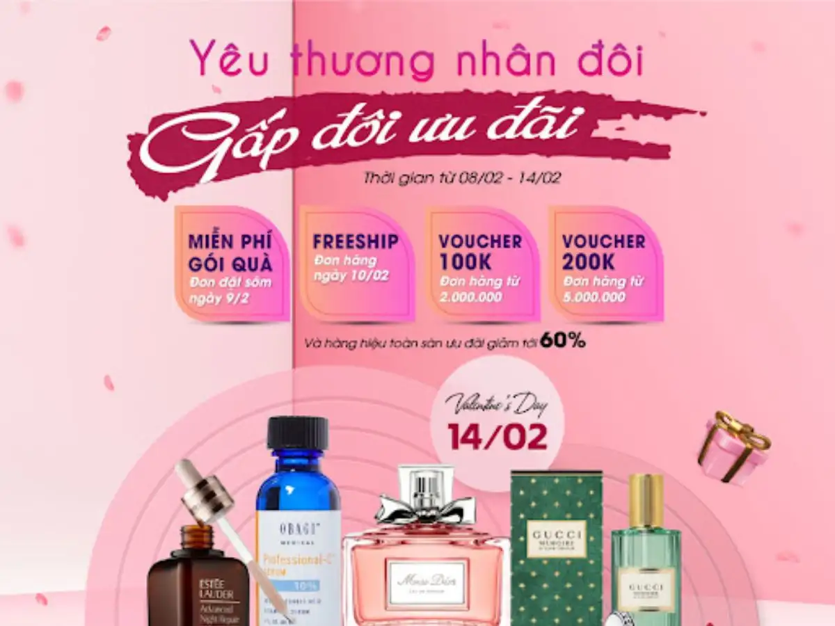 Siêu Sale Lễ Tình Nhân 14/2 