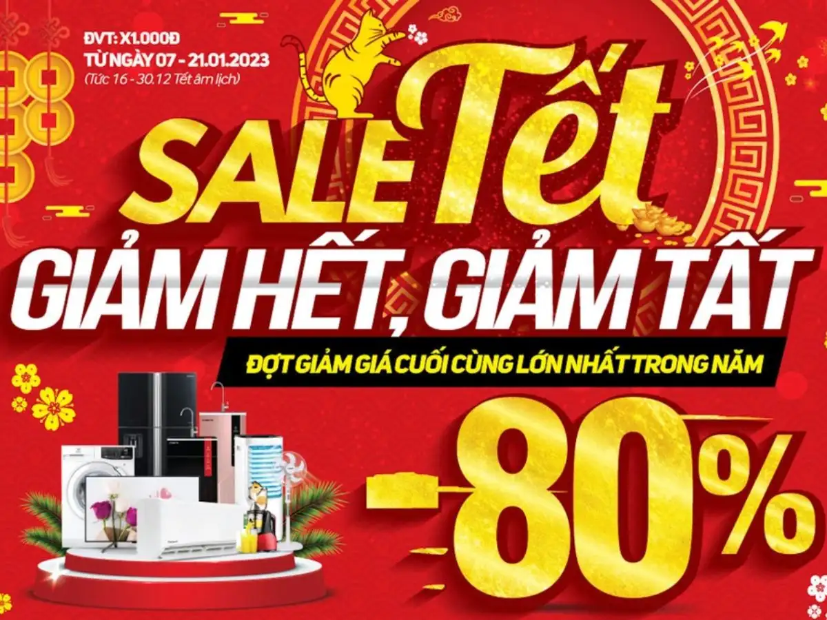 Sale Lớn Mừng Tết Nguyên Đán