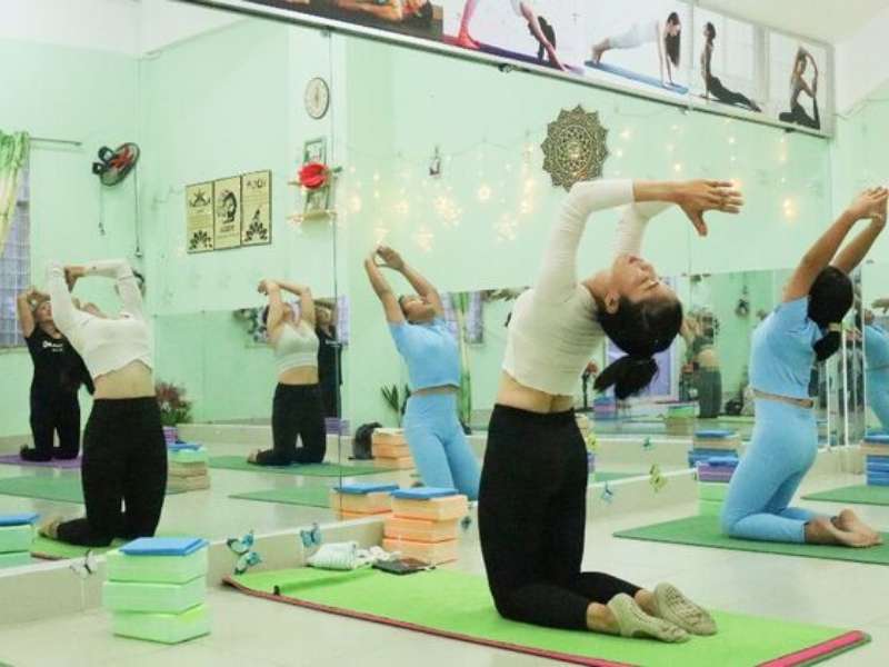 Yoga Ngọc Giàu được thiết kế ấm cúng, thoáng đãng