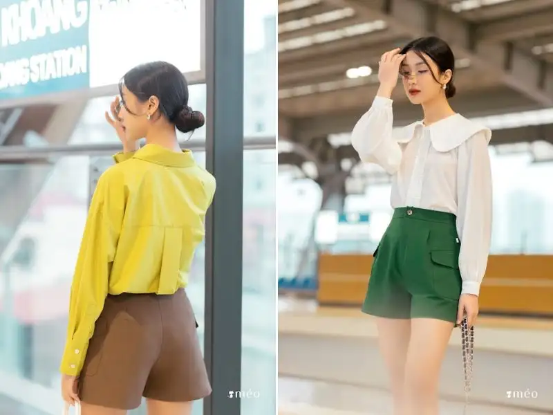 quần short nữ đẹp tại Méo