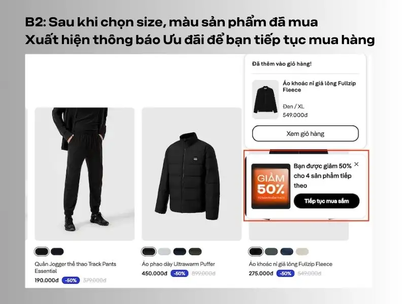 Year end sale giảm sâu đến 50% từ sản phẩm thứ 2