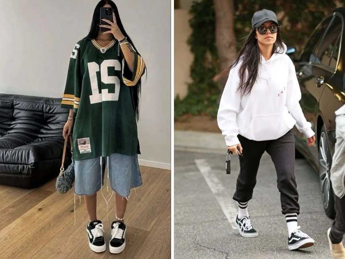 Phong cách streetwear thể hiện nét mạnh mẽ, phá cách khi phối cùng giày Vans