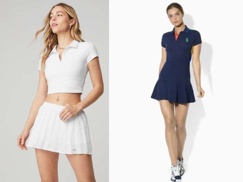 Áo polo là món đồ kinh điển trong Tennis Core