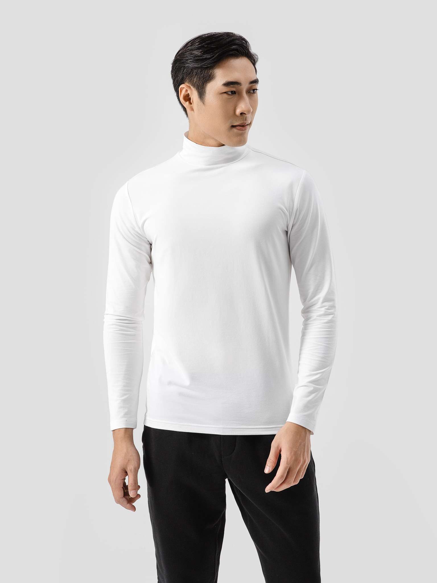 Áo giữ nhiệt Ex-Warm Lenzing Modal cổ cao