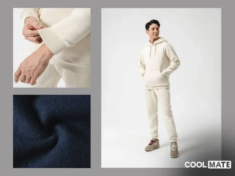 Áo Hoodie Coolmate chất liệu siêu thoáng mát