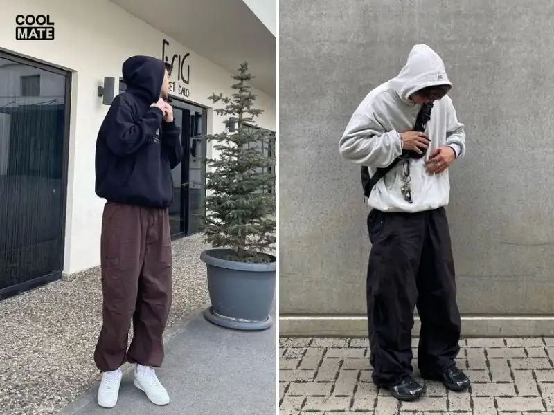 Áo hoodie form rộng được yêu thích