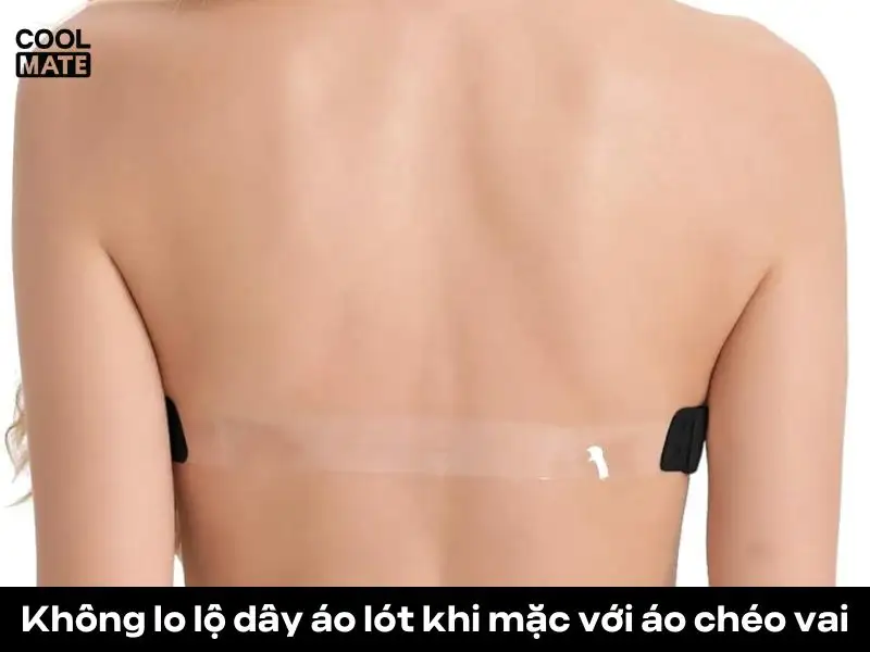 Tip không lo lộ dây áo lót khi mặc với áo chéo vai