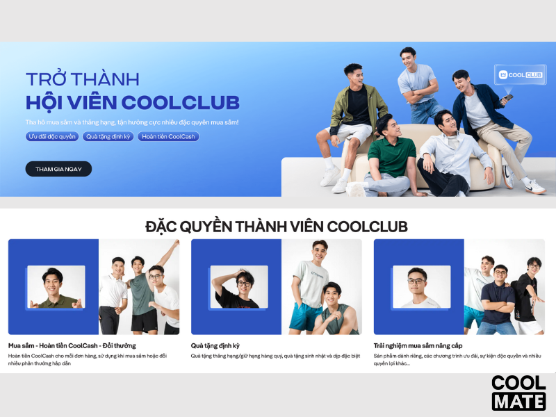 Chương trình Coolclub hấp dẫn