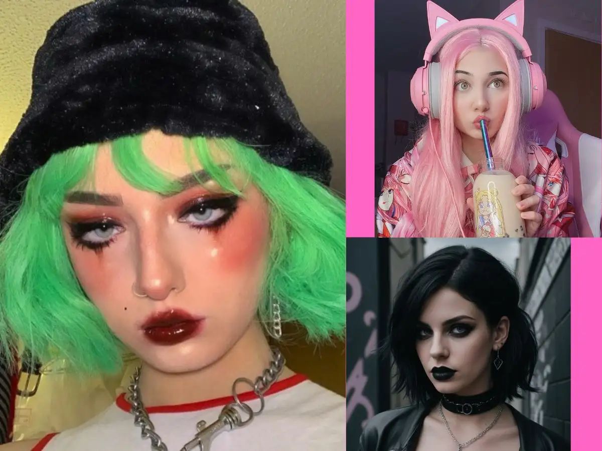 E-girl khác biệt hoàn toàn so với các nhóm văn hóa khác như gamer girl và goth girl 