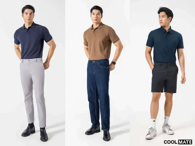 Gợi ý phối đồ cùng Áo Polo Coolmate