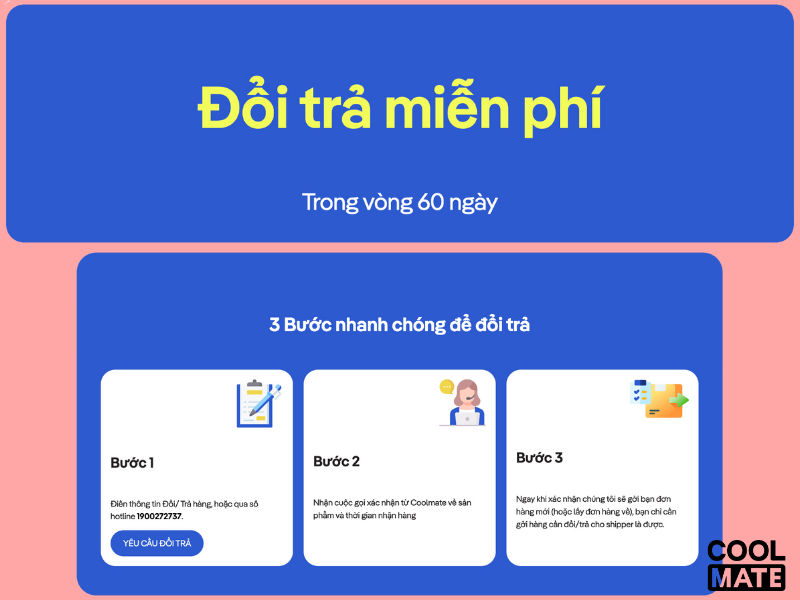 Lợi ích khi mua sắm tại Website Coolmate