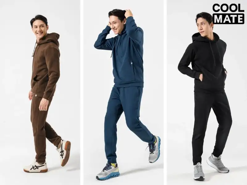 Phối quần Jogger thể thao với áo Hoodie phong cách Streetwear