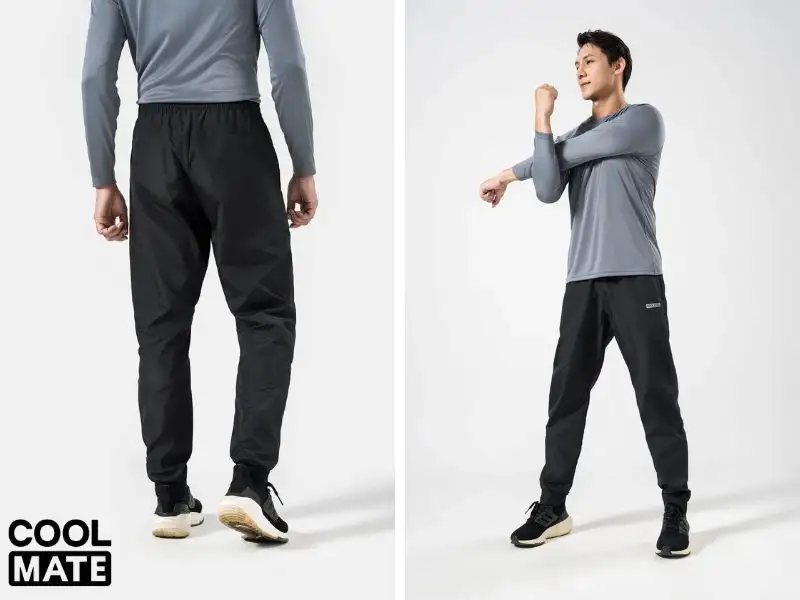 Quần Jogger thể thao cho nam mặc hàng ngày màu đen