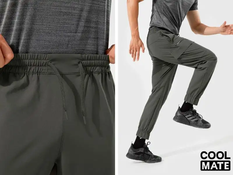 Quần Jogger thể thao ExDry màu xám đậm Coolmate