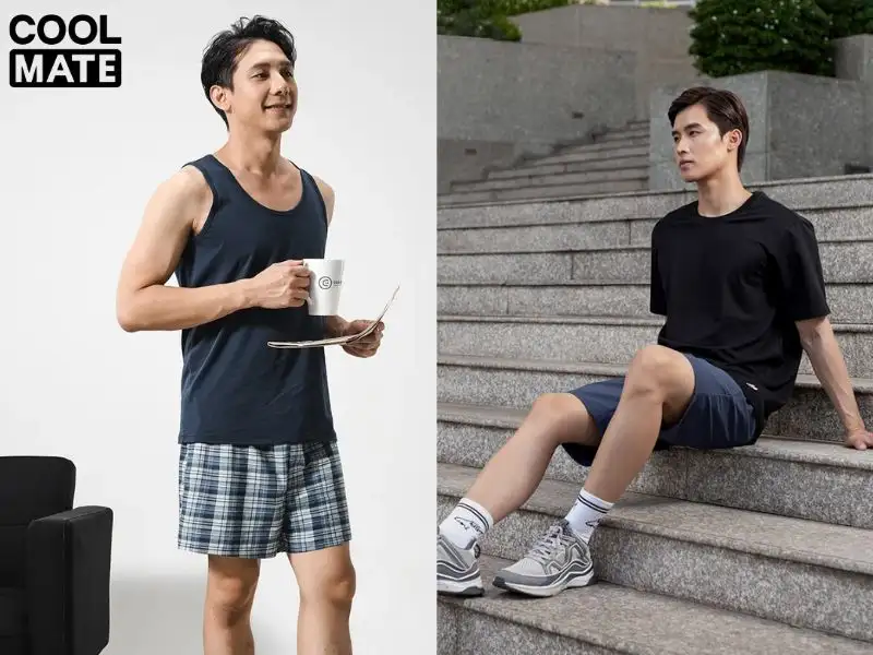 Set đồ bộ nam Coolmate phong cách Casual