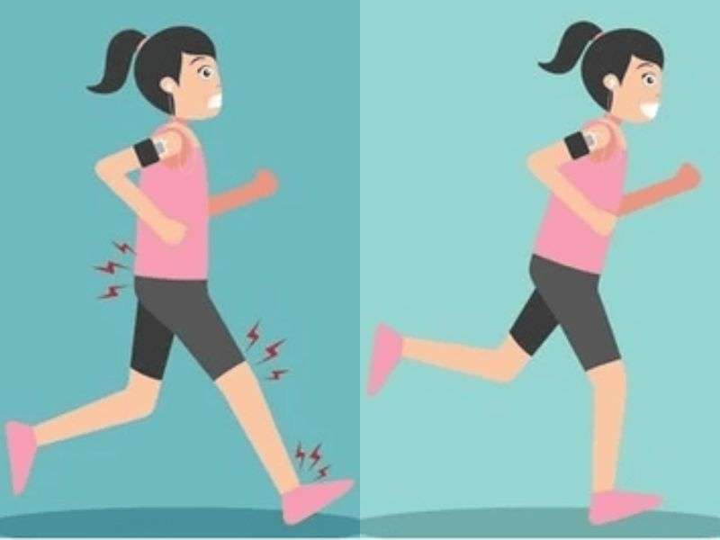 Giữ đúng tư thế trong suốt quá trình chạy bộ