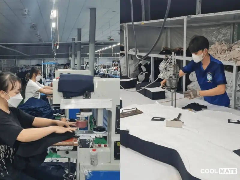 Nhà máy TNY là đối tác sản xuất uy tín của Coolmate