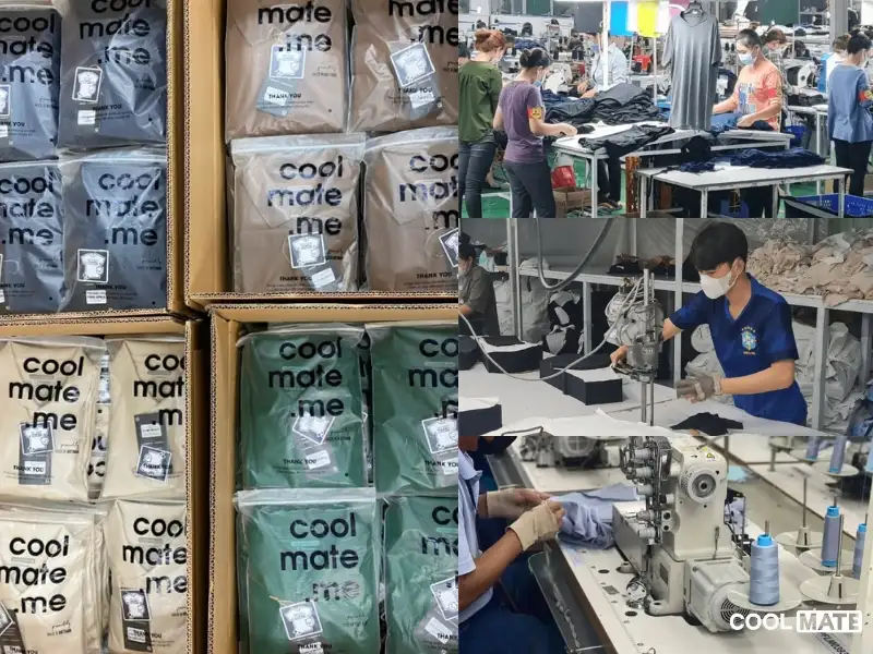 Những nhà máy đối tác sản xuất uy tín của Coolmate