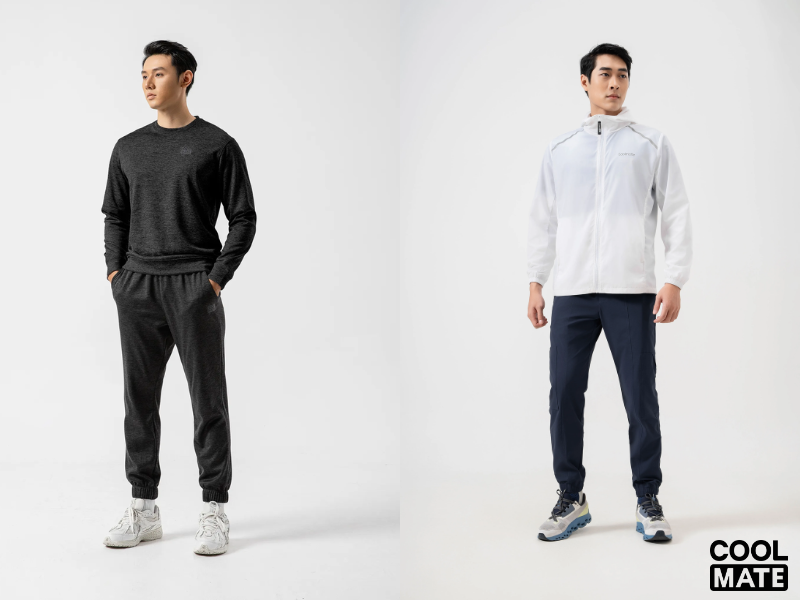 Phối đồ với quần Pants thể thao phong cách Casual