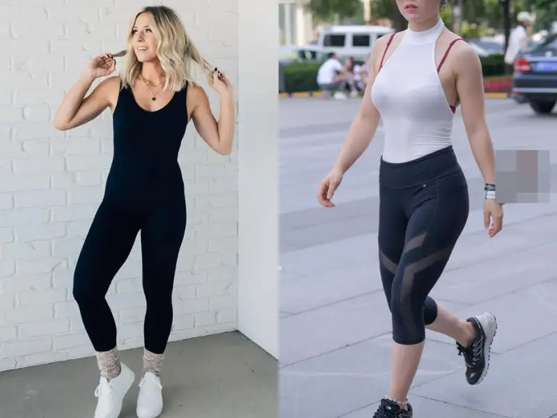 Bodysuit và legging hỗ trợ tập luyện rất tốt