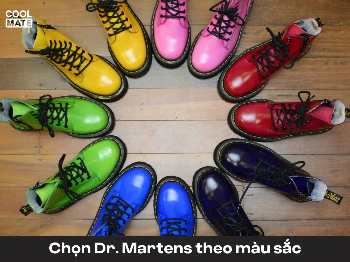 Chọn Dr. Martens theo màu sắc