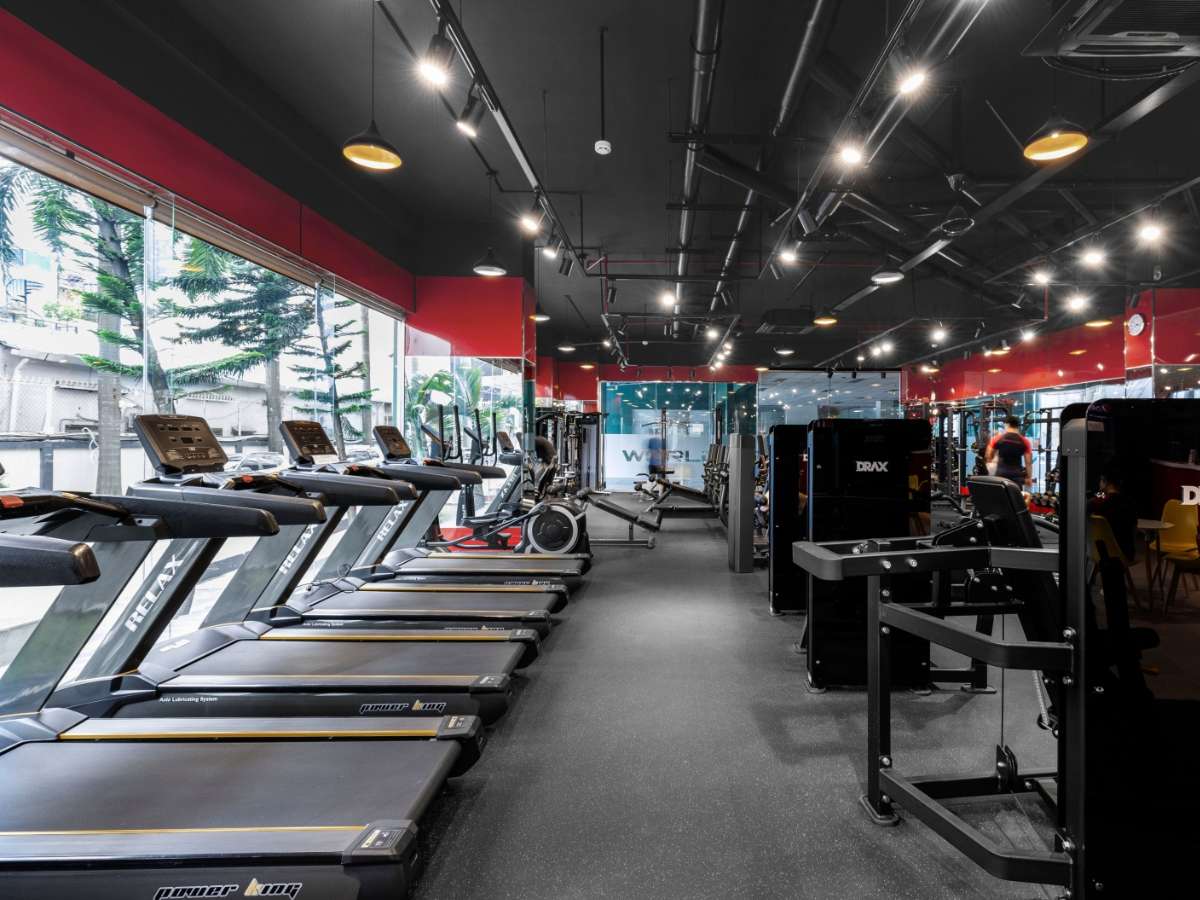 Phòng tập gym ở Tân Phú đẹp - World Fit Center