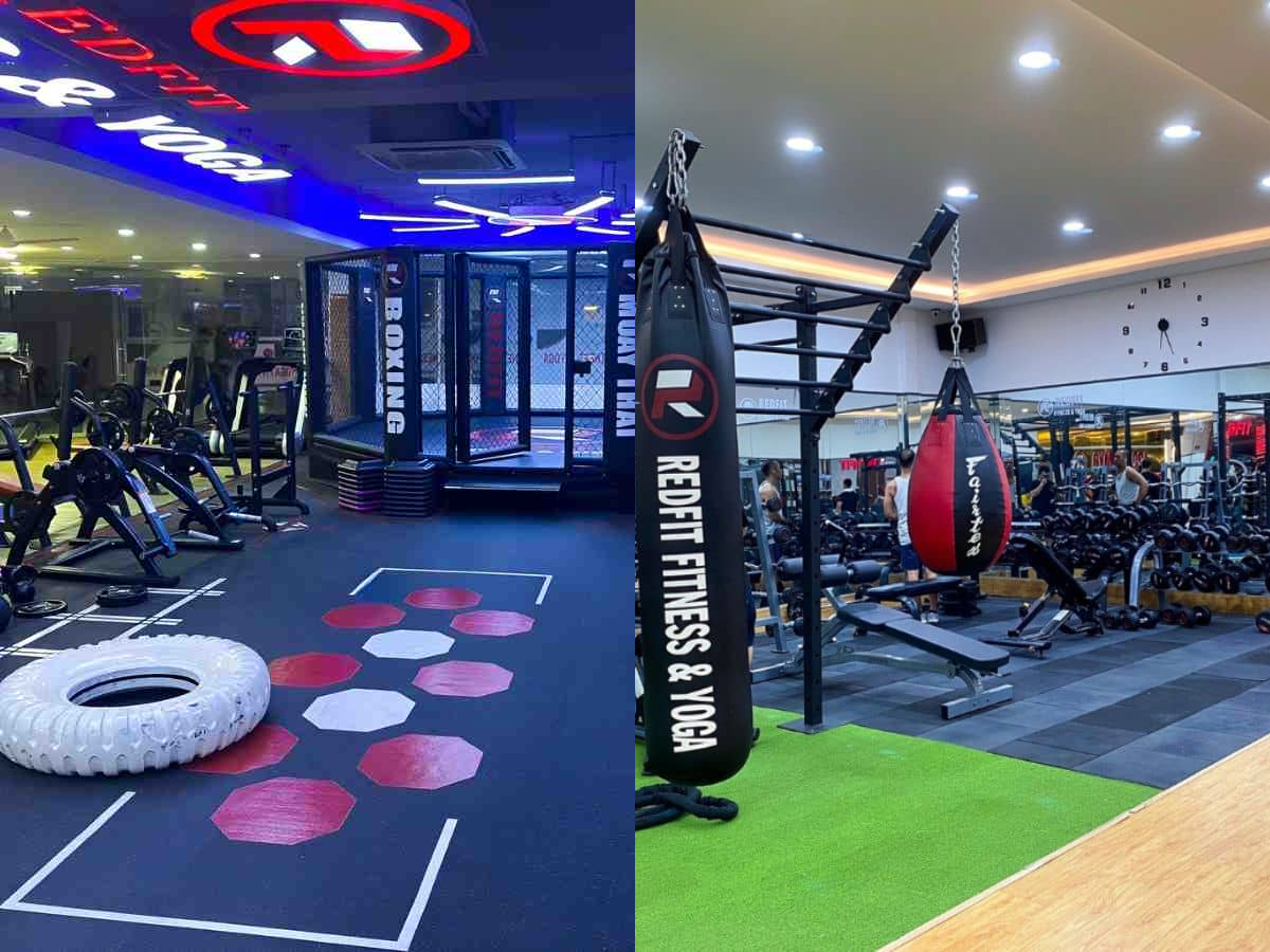 Phòng tập gym ở Tân Phú hiện đại -  Redfit Fitness & Yoga