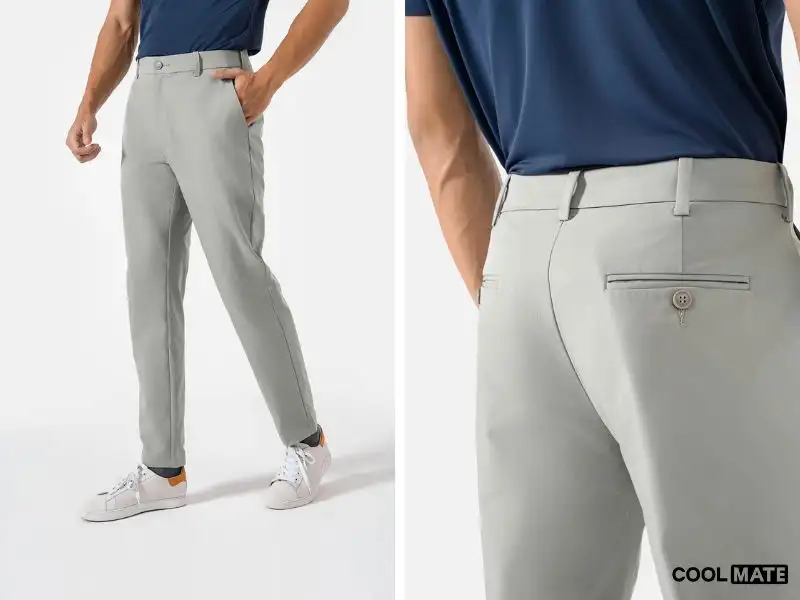 Quần Dài Nam Kaki Excool Slim Fit của Coolmate