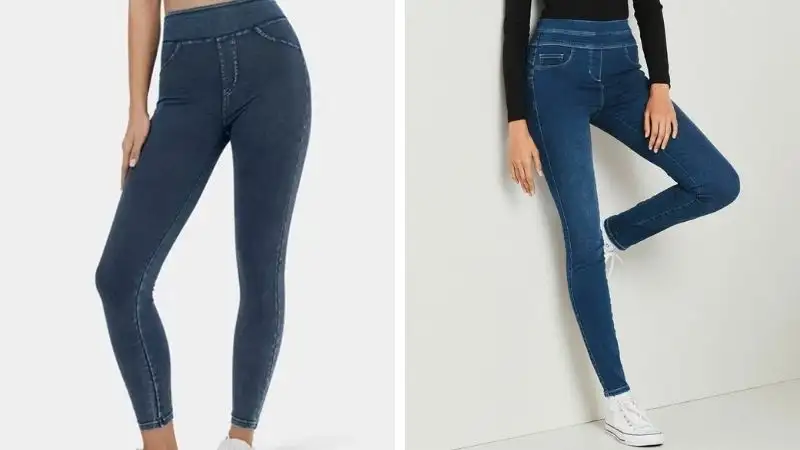 Legging giả jeans mang đến lựa chọn thời trang năng động và tiện dụng