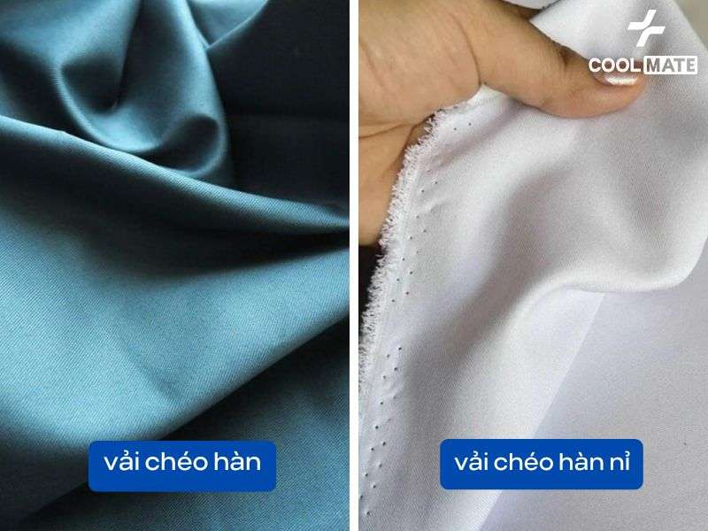 vải chéo hàn nỉ