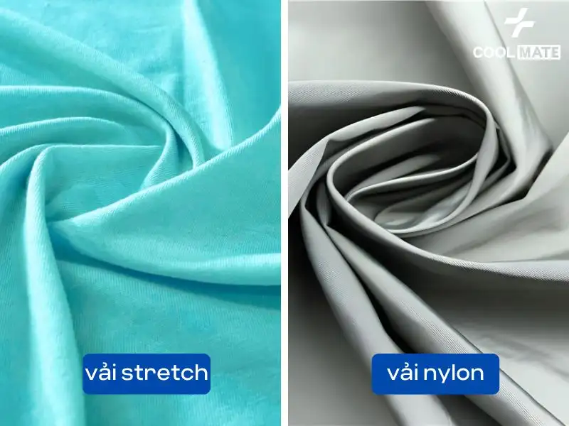 vải stretch và vải nylon