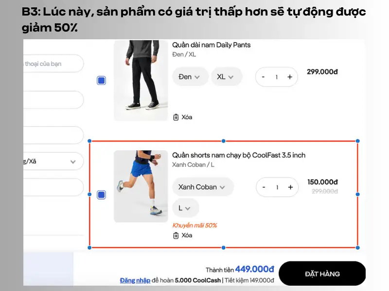 Year end sale giảm sâu đến 50% từ sản phẩm thứ 2