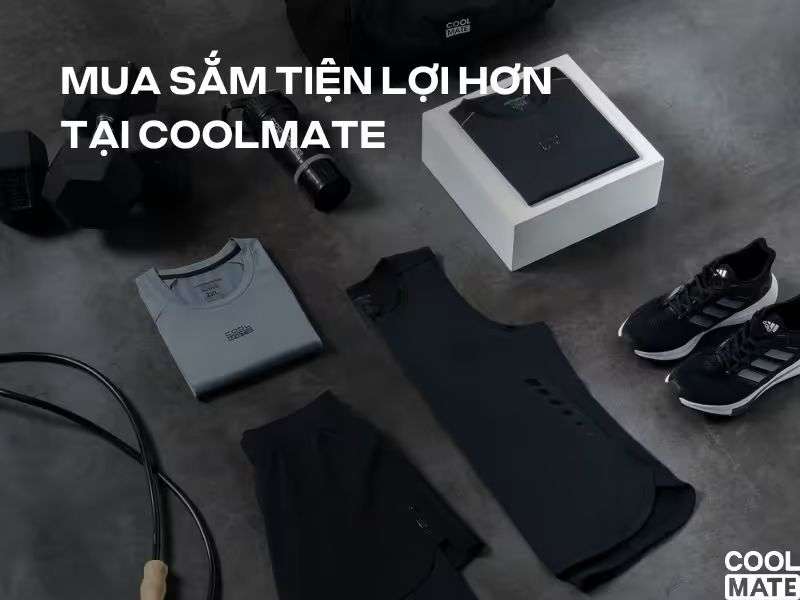 Mua sắm quần áo nam tiện lợi tại Website Coolmate