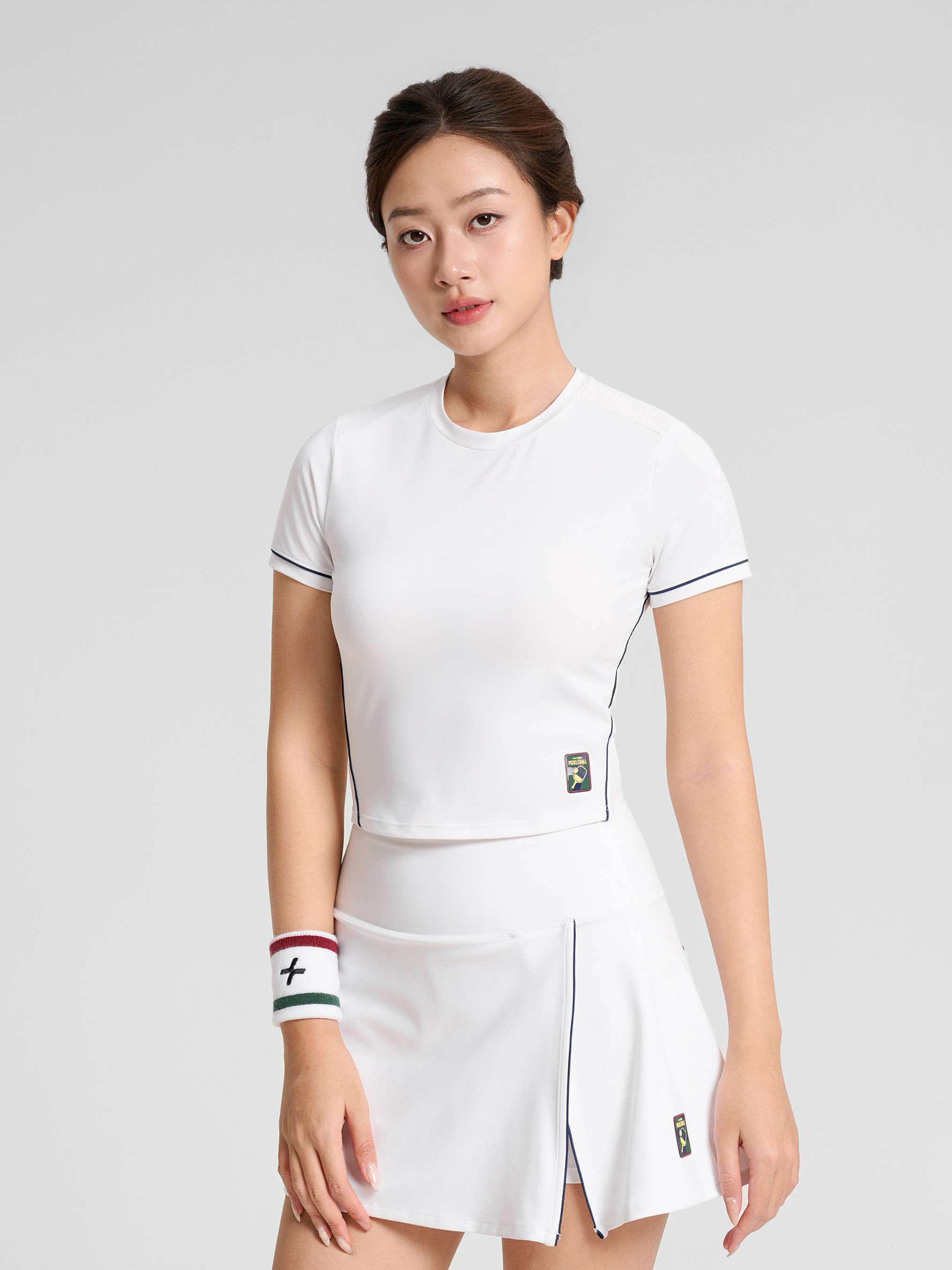 Áo croptop Pickleball Drive Mesh Essentials