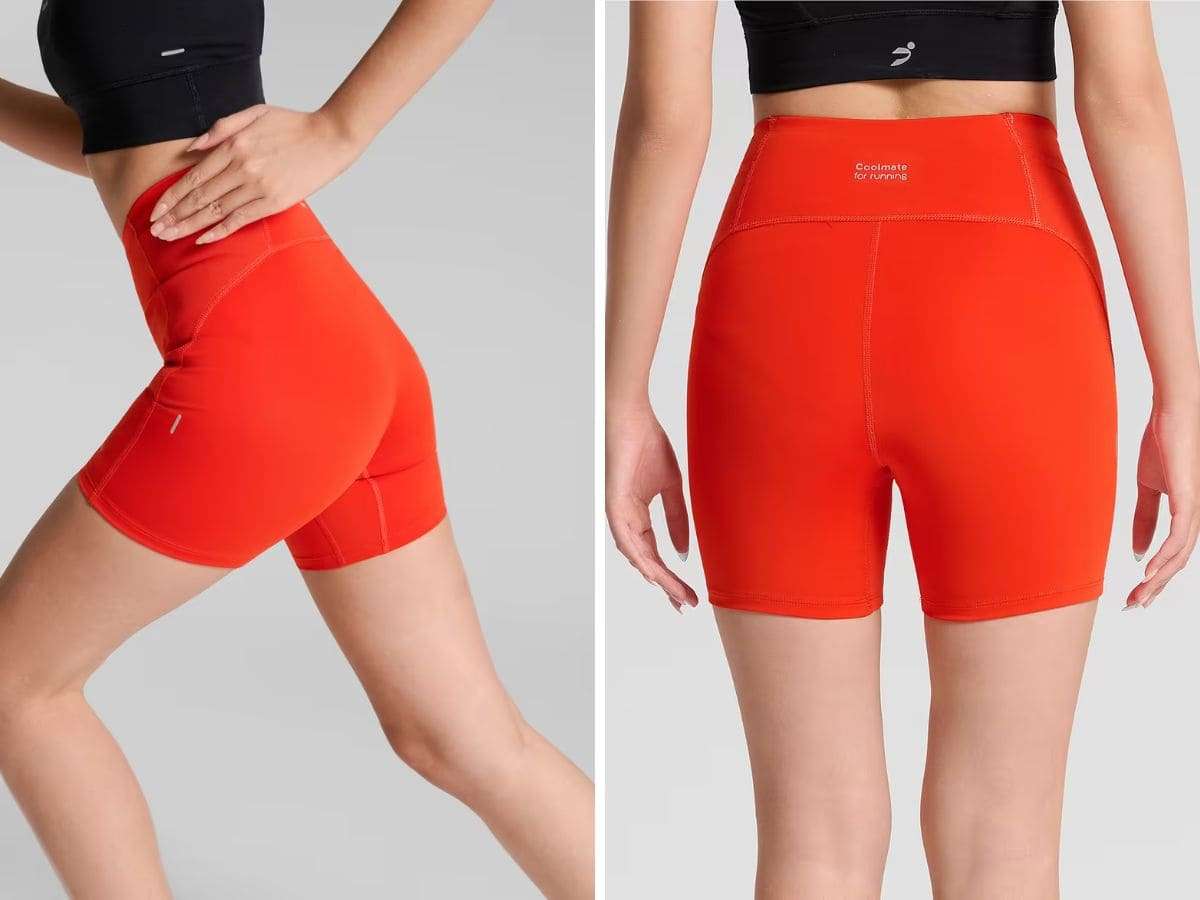 Quần Biker Shorts Nữ Chạy Bộ 8inch dành cho các hoạt động chạy bộ và đạp xe